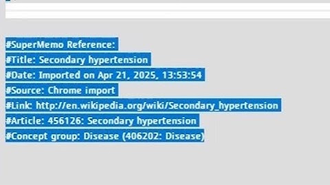 Deleting Element References in SuperMemo