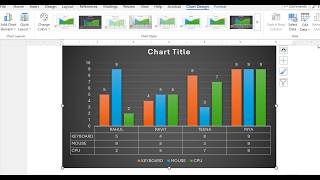 HOW TO CHART IN MS WORD 365