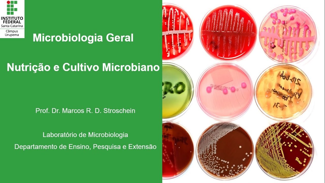 Nutrição e Cultivo Microbiano - Técnicas de Cultivo Microbiano - YouTube