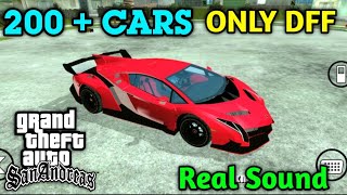 200+ CARS MODPACK FOR GTA SA ANDROID | Support All Devices screenshot 1