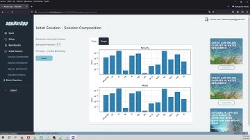 Seawater speciation modeling on cloud with Aquifer App and Phreeqc - Tutorial