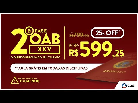 Transmissões 1ª Aula Grátis | OAB XXV - Transmissões 1ª Aula Grátis | OAB XXV