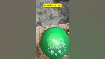 Will a big balloon explode if it rolls down from height #asmr #balloon #shorts #colors