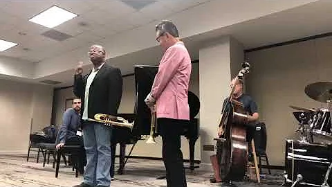 Ingrid Jensen,Scotty Barnhart, and Terumasa Hino  Jamming at ITG 2019