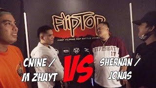 FLIPTOP - M ZHAYT / CNINE VS SHERNAN / JONAS (LAPTRIP HAHAHAHAHA)