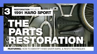 1991 Haro Sport Mid School BMX Restoration EP3. Review & restoration of the components for the build