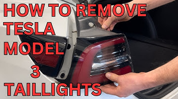 HOW TO REMOVE YOUR TESLA MODEL 3 TAIL-LIGHTS IN 2 MINUTES!