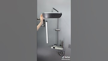 #Digital Piano #Shower System Brass Thermostatic Shower Faucet Rain Shower Head Piano Shower Set