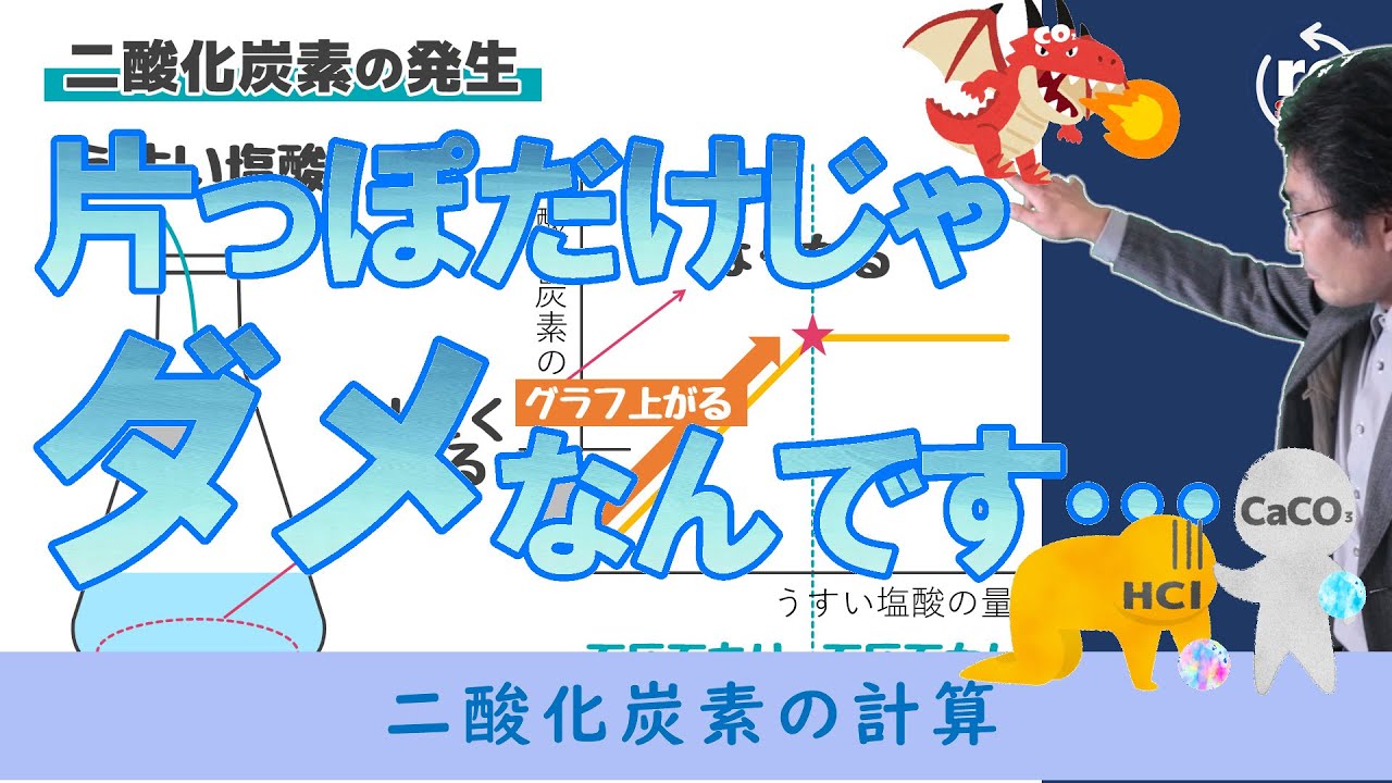 【水溶液の計算の基本！】二酸化炭素発生の計算(気体4 基本編)