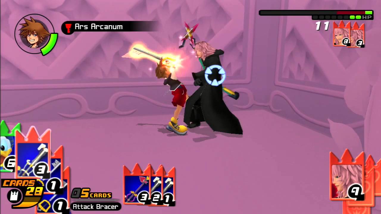 Kingdom Hearts Re Chain Of Memories Hd Marluxia 1 No Damage Proud Mode Sora S Story Youtube