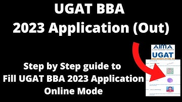 UGAT BBA 2023 Registration (Started) - How to Fill UGAT BBA  Application Form Online Mode
