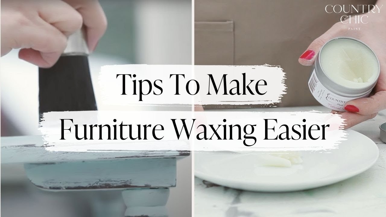 6 Tips for Antiquing With Furniture Wax