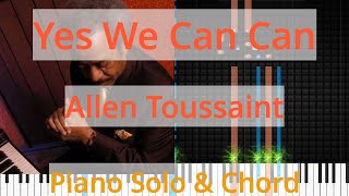 Solo & Chord, Yes We Can Can, Allen Toussaint, Synthesia Piano