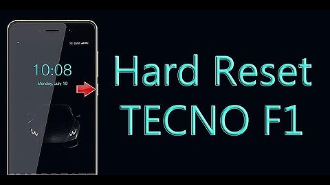 Hard Reset TECNO F1