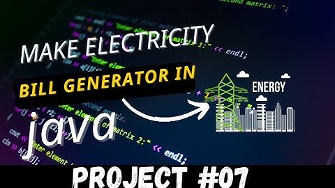 Calculate Electricity bill using java in Hindi/Urdu | Beginners Special java Project
