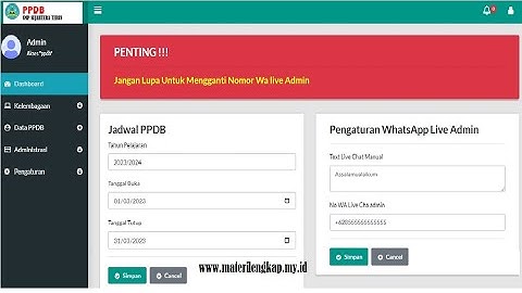 Aplikasi PPDB Online Terbaru Tahun 2023/2024 Sesuai Dapodik dan Emis