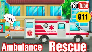 Mobil Ambulans Angkut Pasien ke Rumah Sakit - Permainan Dokter Ambulans screenshot 4