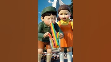 Squid Game AI Sour Candy ASMR #squidgame #squidgame2 #ai #asmr