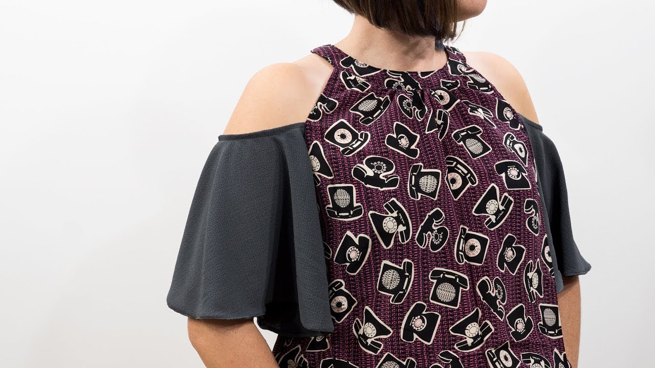 How To Sew A Cold Shoulder Sleeve