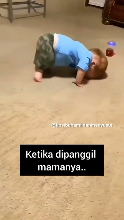 Bayi Belajar Merangkak Tapi Kok Jadi... 🤣🤣