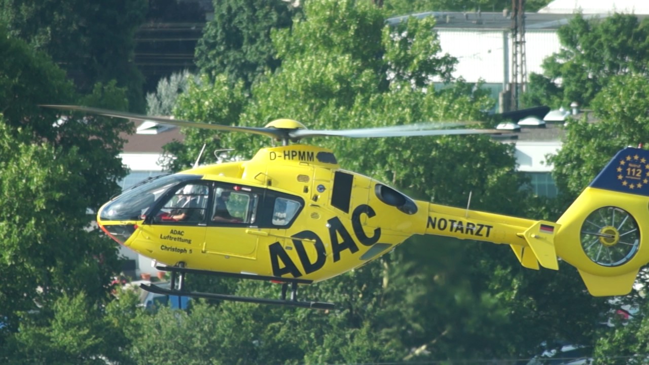Rettungshubschrauber landet in BG-Unfallklinik Ludwigshafen