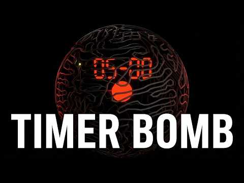 5 Minute Bomb Timer 💣 | 3D Animation Countdown with Explosion