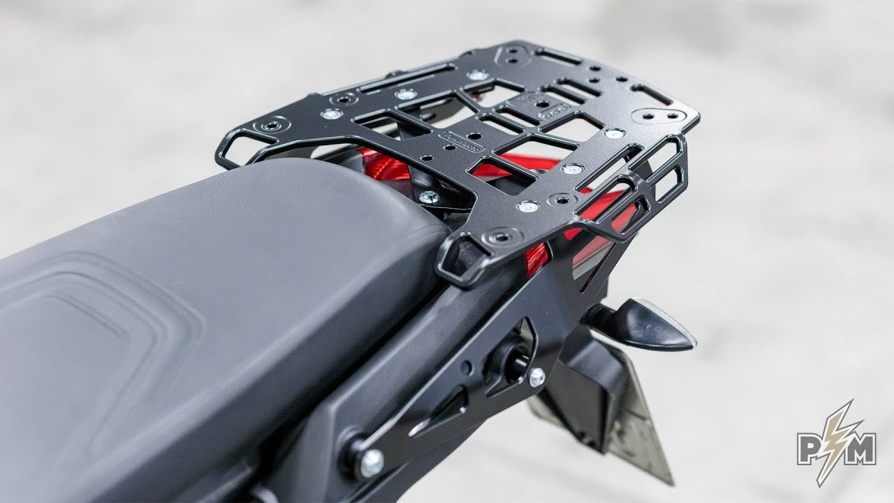 Perun moto Luggage rack for Aprilia Tuareg 660 YouTube