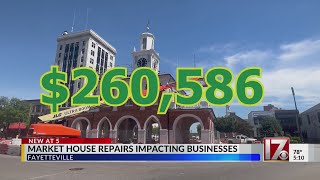 Market House repairs impacting downtown Fayetteville businesses