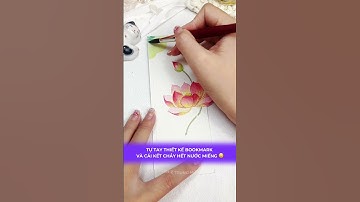 Tự tay thiết kế bookmark và cái kết chảy hết nước miếng 🤤 #genz #thucong