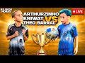 Ao vivo  arthuzinho kriwat x theo barral o maior x1 da internet