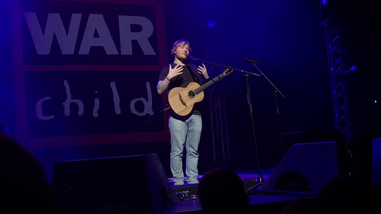 Ed Sheeran Supermarket Flowers (Live for Warchild Indigo O2, London