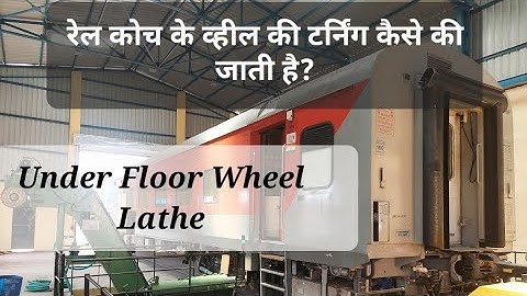 CNC Under Floor Wheel Lathe Machine for Coach Wheel Turning