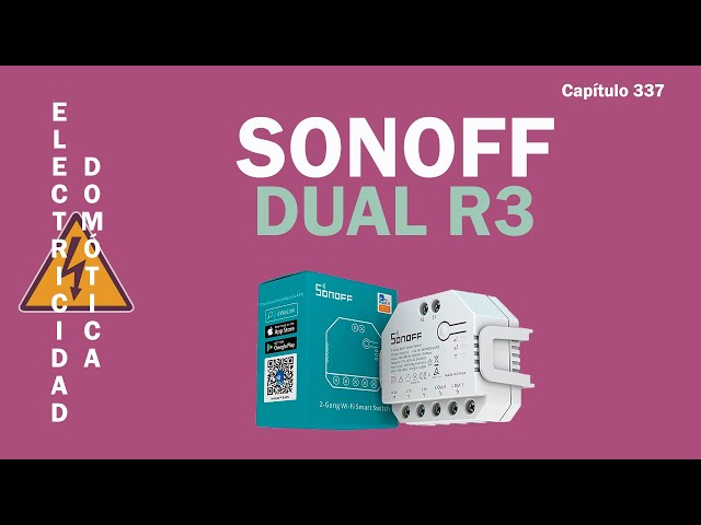 Sonoff Dual R3 Interruptor Doble, controlador wifi programable e  Inteligente para Persianas