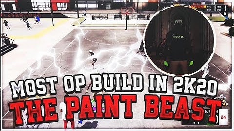 BEST CENTER BUILD ON NBA 2K20! PAINT BEAST DEMIGOD BUILD ON 2K20!