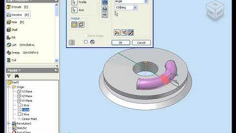 17 Revolve - Part Design - Autodesk Inventor Tutorial