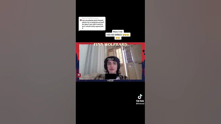 Finn wolfhard speaking in a Boris accent