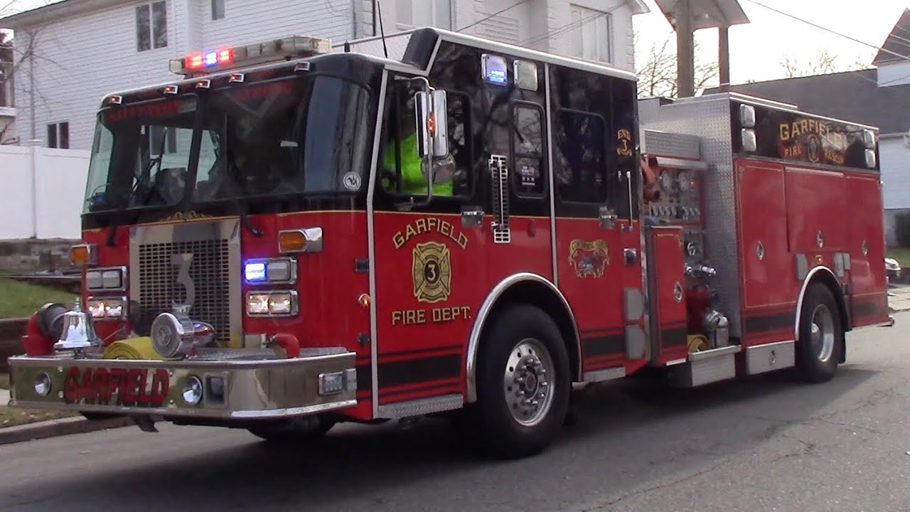 Garfield Fire Department Old Rescue Engine 3 Responding 2016 YouTube