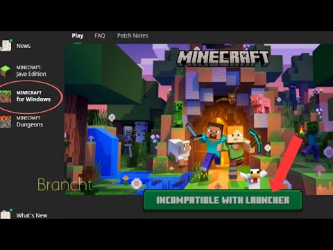 #minecraft Minecraft for Windows Incompatible Launcher Fix for Windows