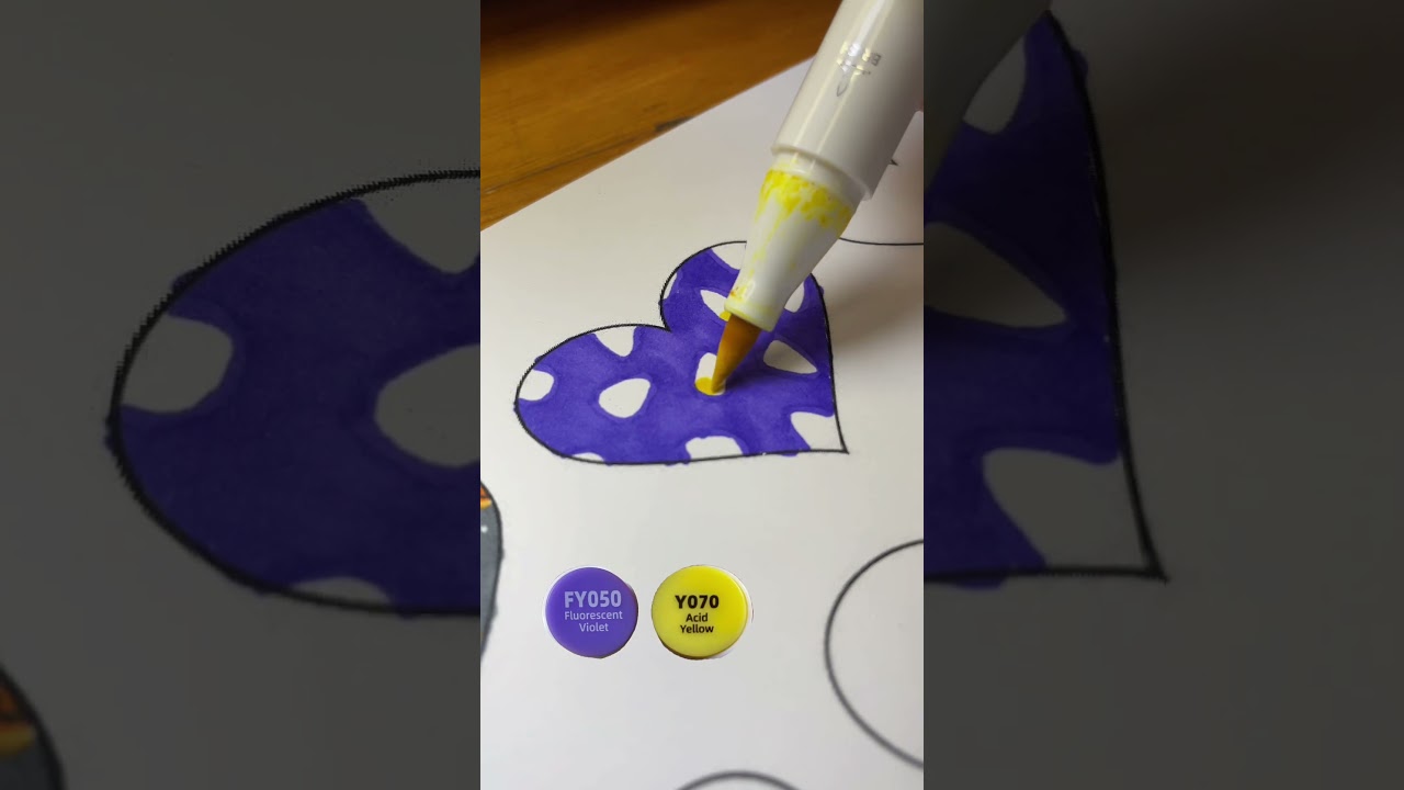 Easy Candy Corn Coloring Tutorial! 💛🧡🤍 