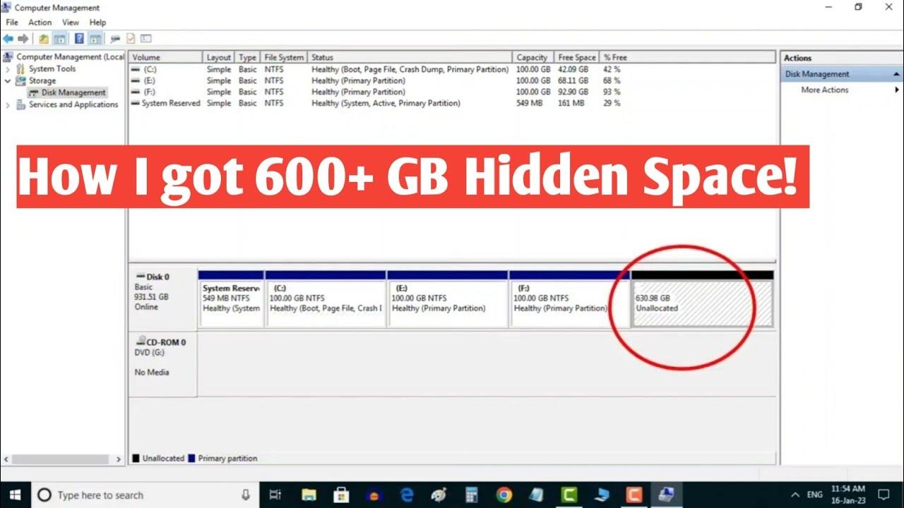 how-to-fix-hard-drive-not-showing-full-size-capacity-youtube