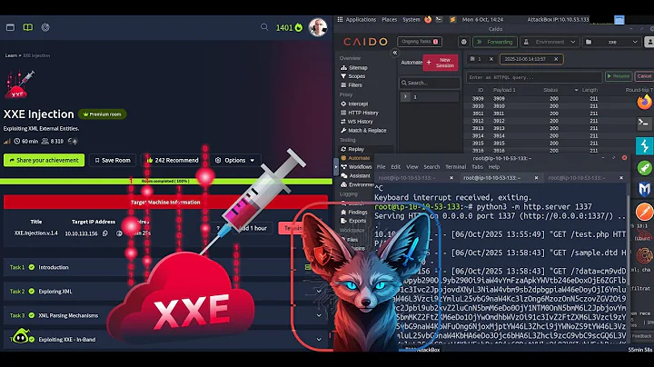 TryHackMe XXE Injection -  Full Walkthrough 2025