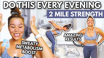 Doe dit elke nacht om vet te verbranden tijdens je slaap | 2 MILE Strength | growwithjo