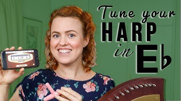 How to tune your harp into E flat (with FREE lever guide)