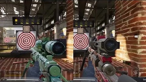 Dlq red action vs normal dlq | scope in comparison | call of duty mobile....