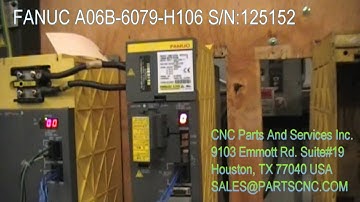 A06B-6079-H106 STOCK No. 125152 TEST VIDEO