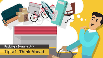 How to Pack a Storage Unit Tip #1: Think Ahead