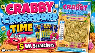 It's time for Crabby Crossword: can 5 #walottery scratchers find a win