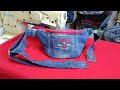 Как сделать сумку бананку из джинсов своими руками DIY handmade denim bag Jeans Fantasy Мастер Юрий