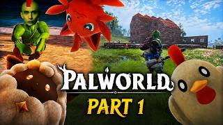 CRAFTING WITH MY POKEMON PALS (NOT SLAVES) | Palworld Part 1
