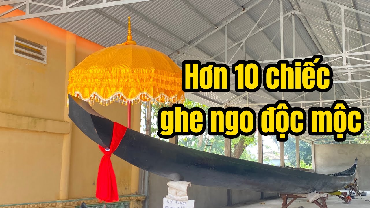 Hơn 10 chiếc ghe ngo độc mộc xuất hiện trong năm 2025 khu vực đồng bằng sông Cửu Long